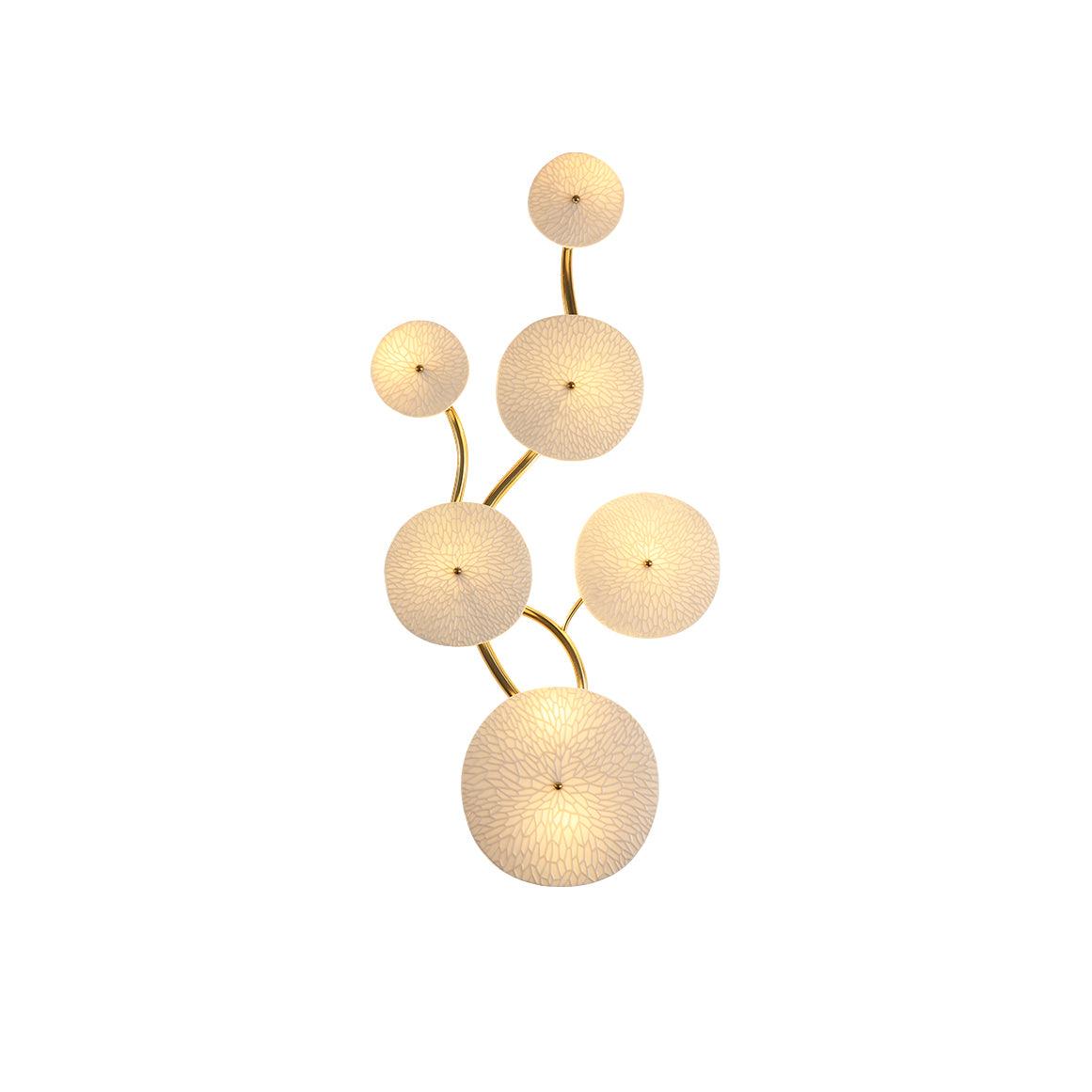 Bloom Ceramic Petal Sconce