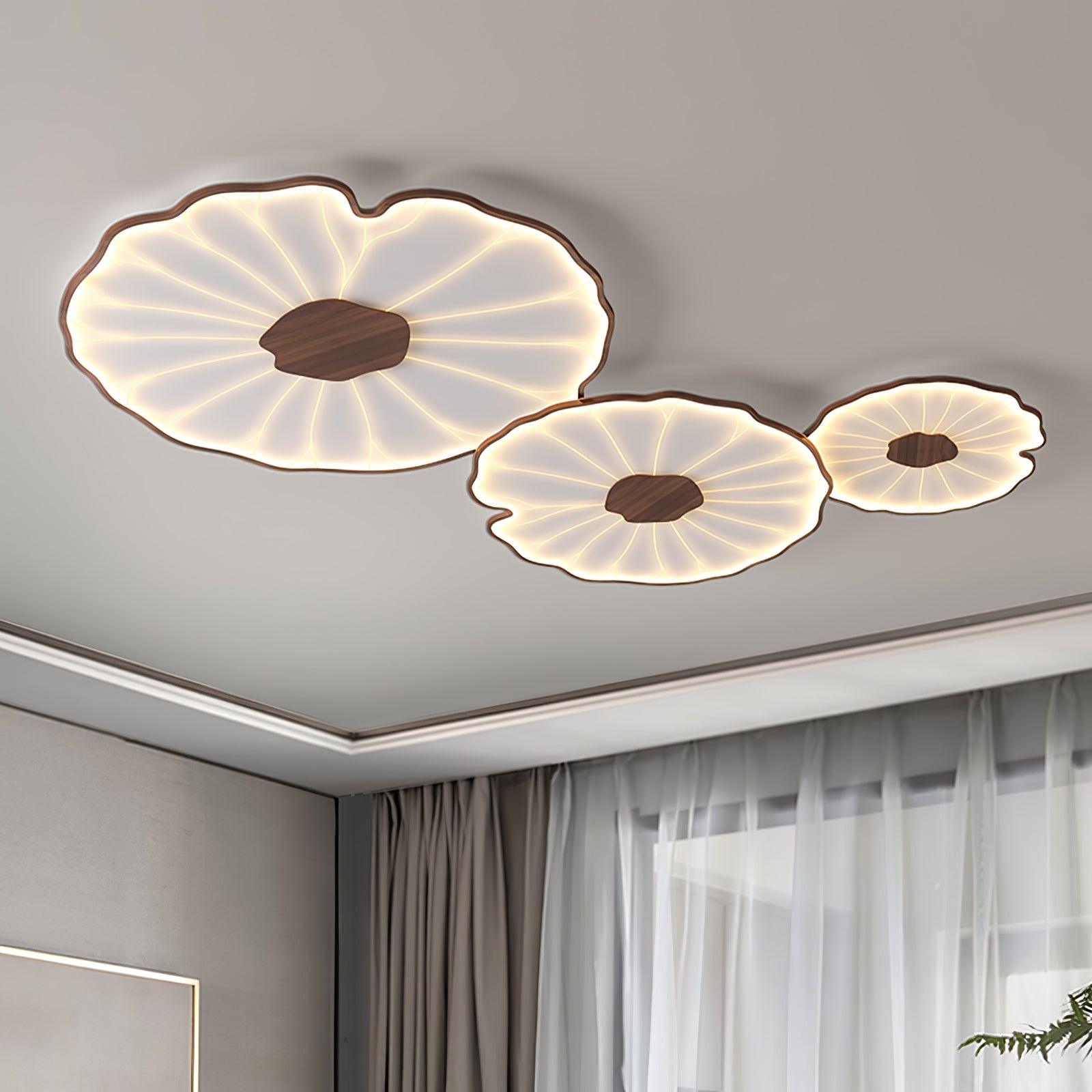 Nami Wood Grain Ceiling Lamp