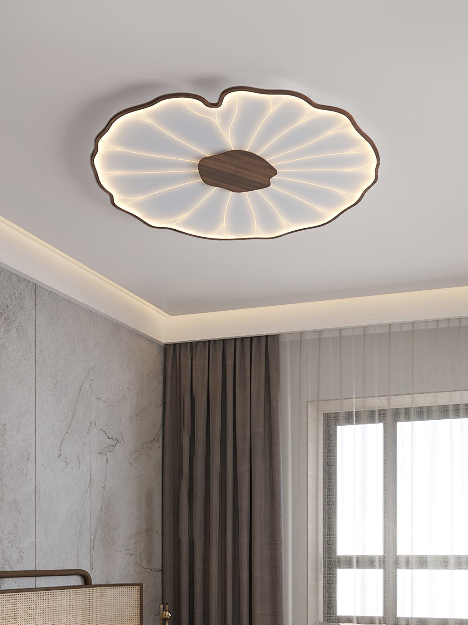 Nami Wood Grain Ceiling Lamp