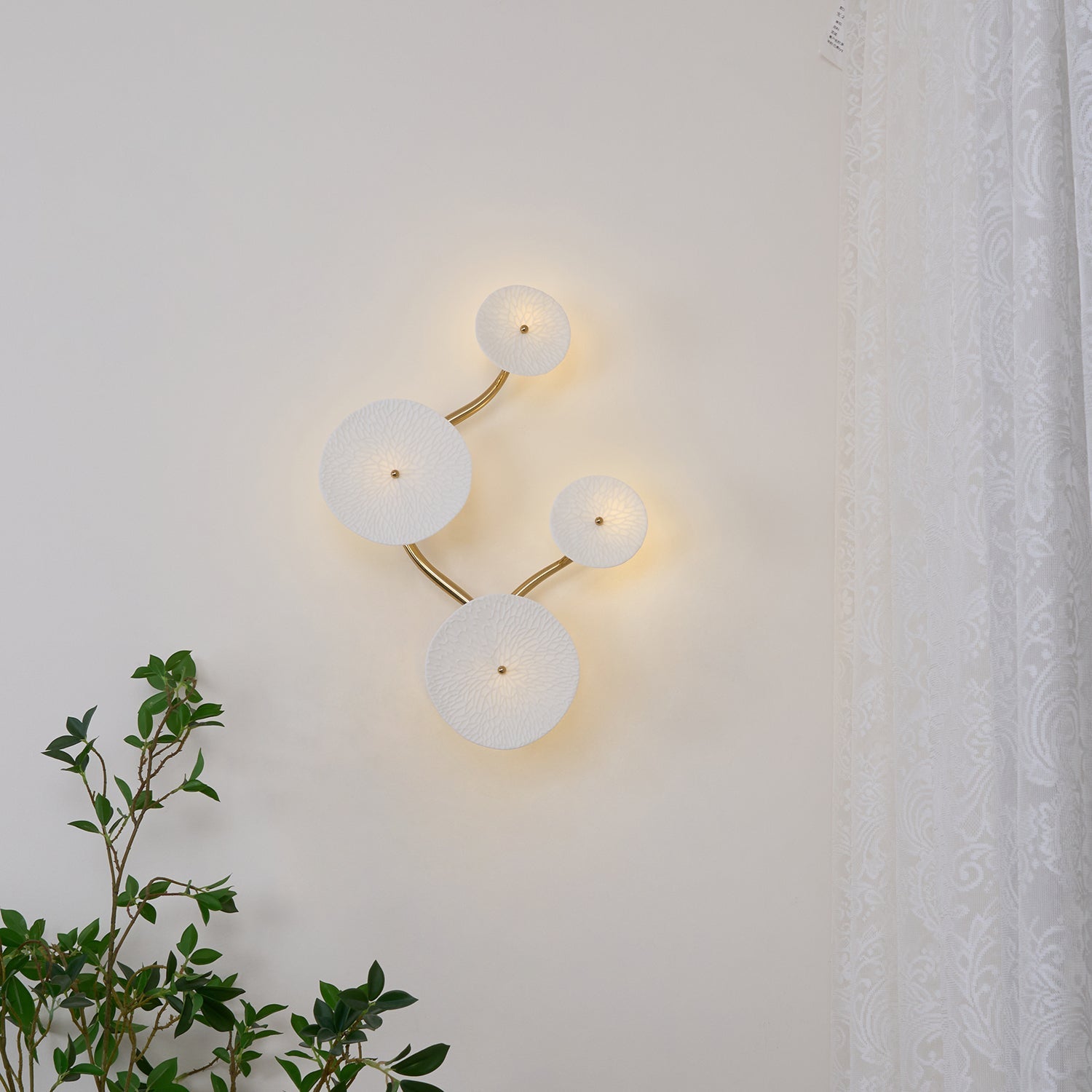 Bloom Ceramic Petal Sconce