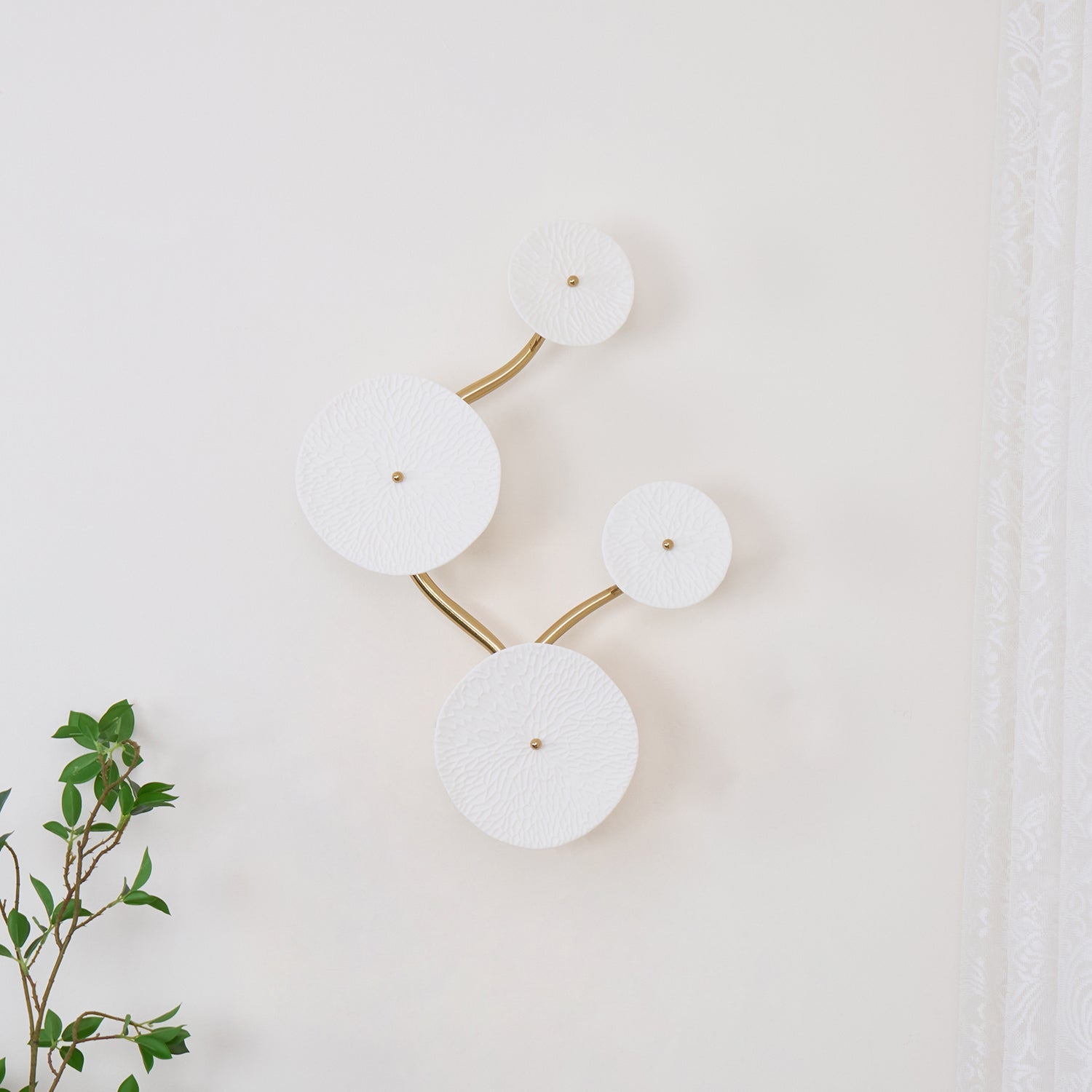 Bloom Ceramic Petal Sconce