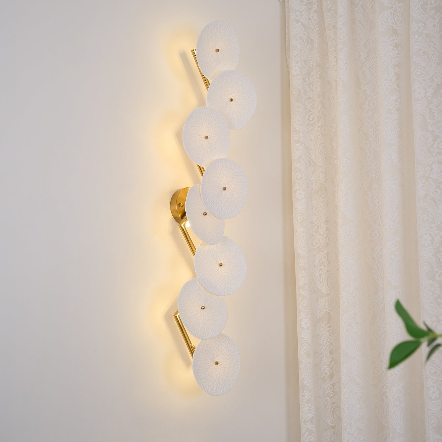 Bloom Ceramic Petal Sconce
