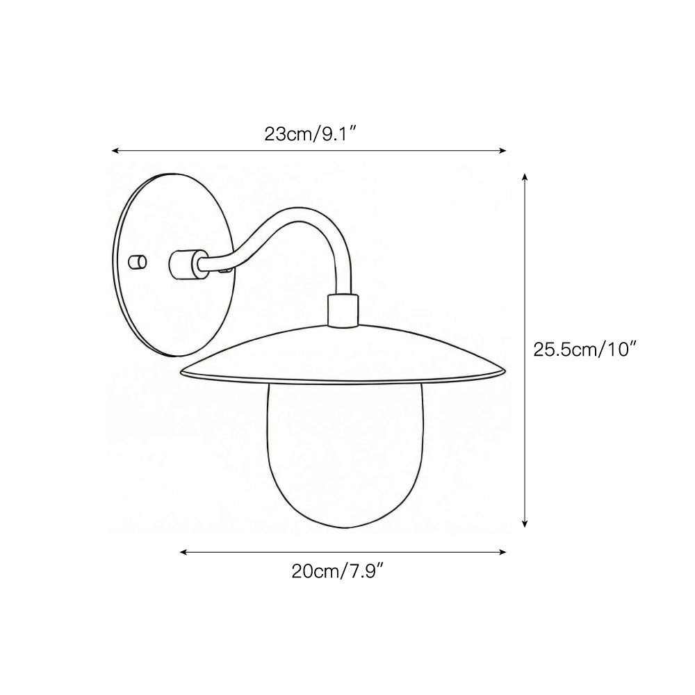 Coupe Opal Dish Sconce