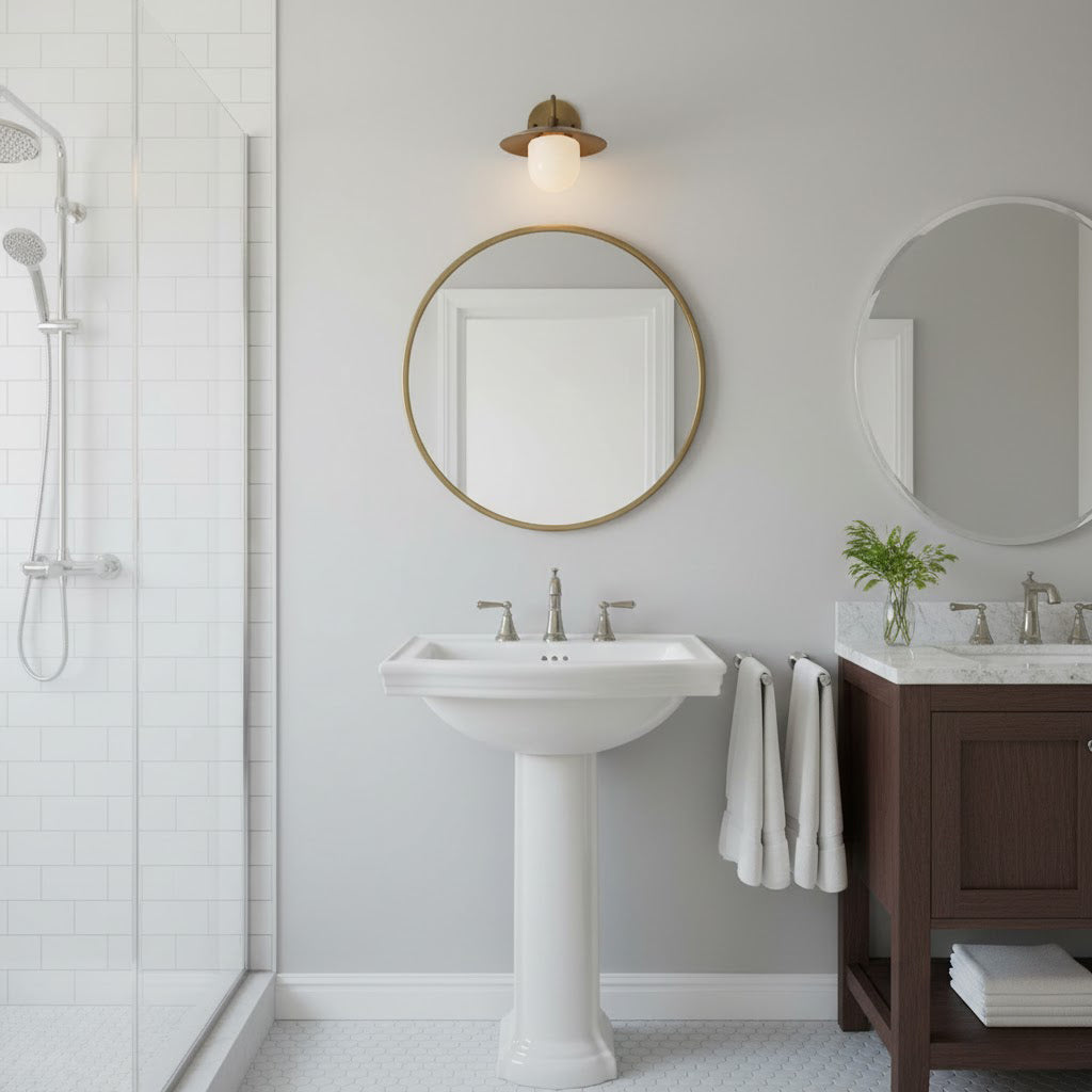 Coupe Opal Dish Sconce