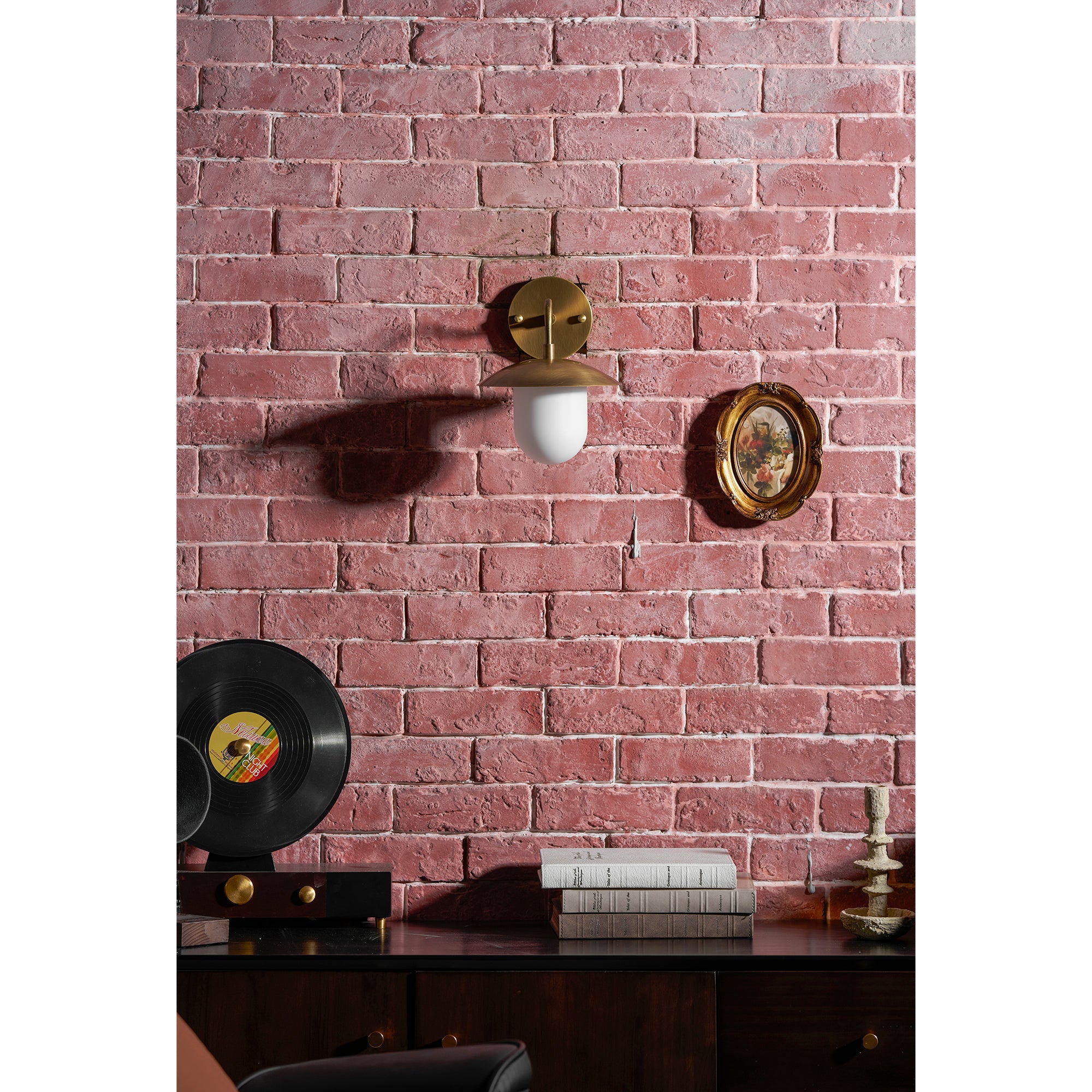 Coupe Opal Dish Sconce