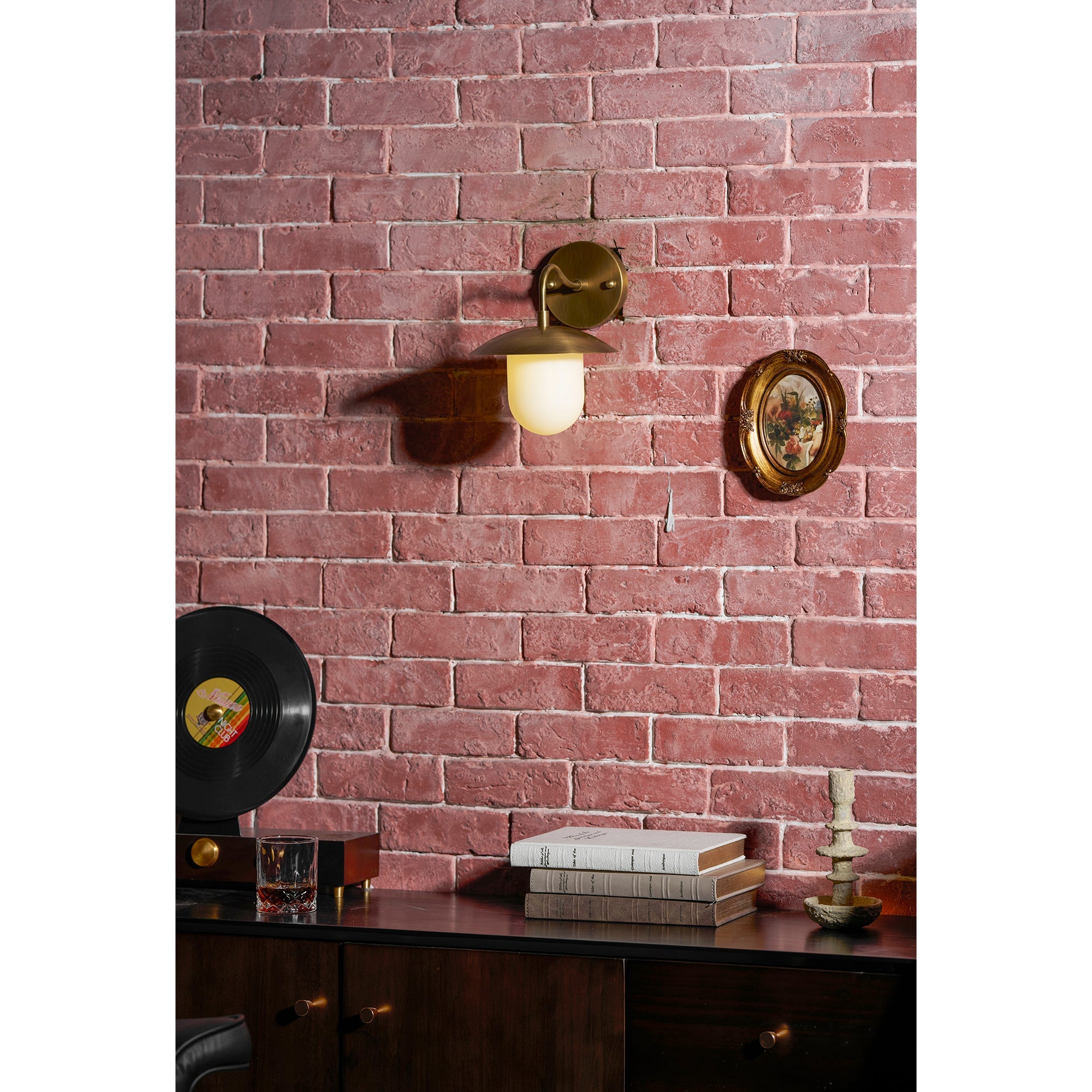 Coupe Opal Dish Sconce
