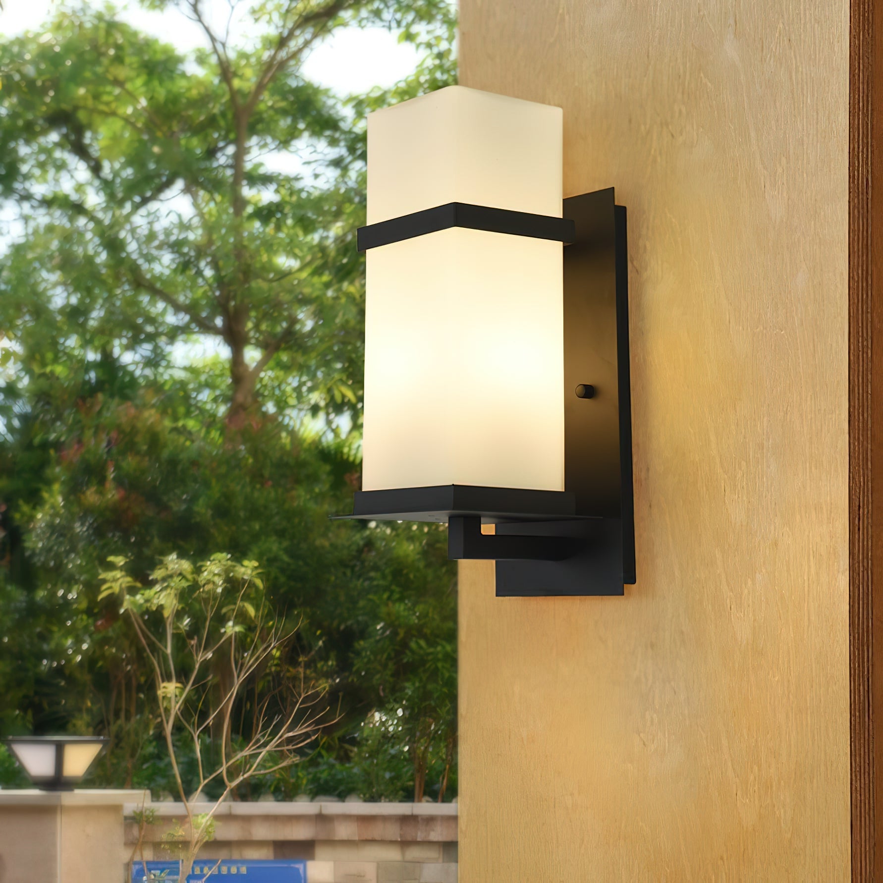 Clear Glass Porch Wall Lantern