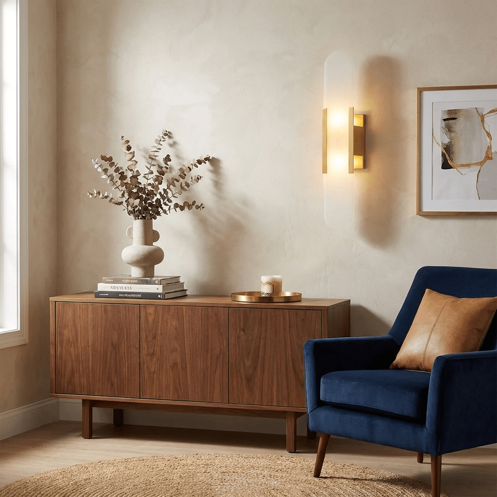 Lumia Stone Column Sconce