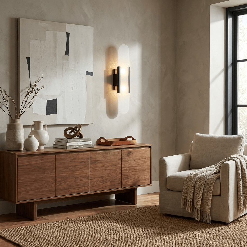 Lumia Stone Column Sconce