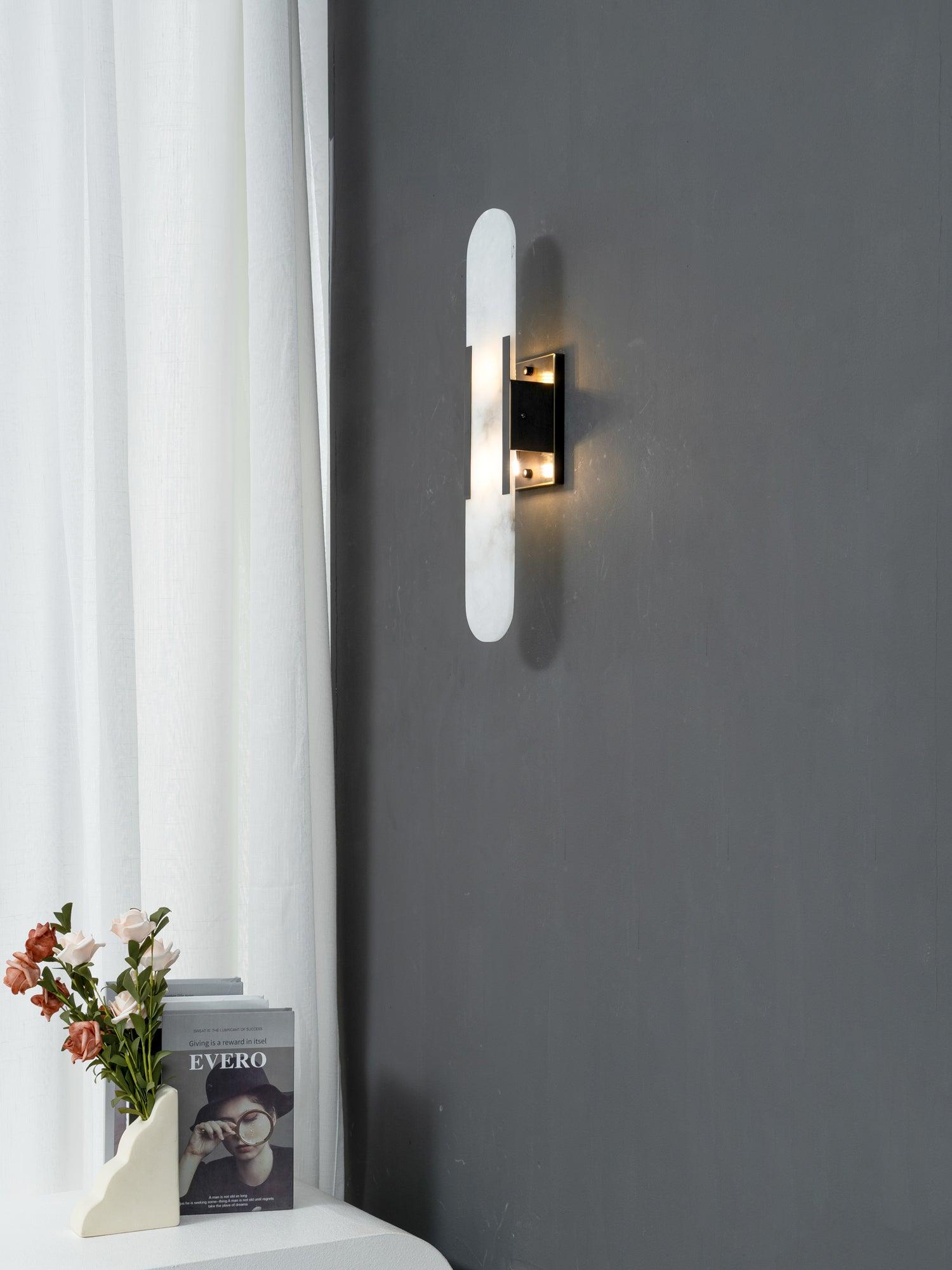 Lumia Stone Column Sconce