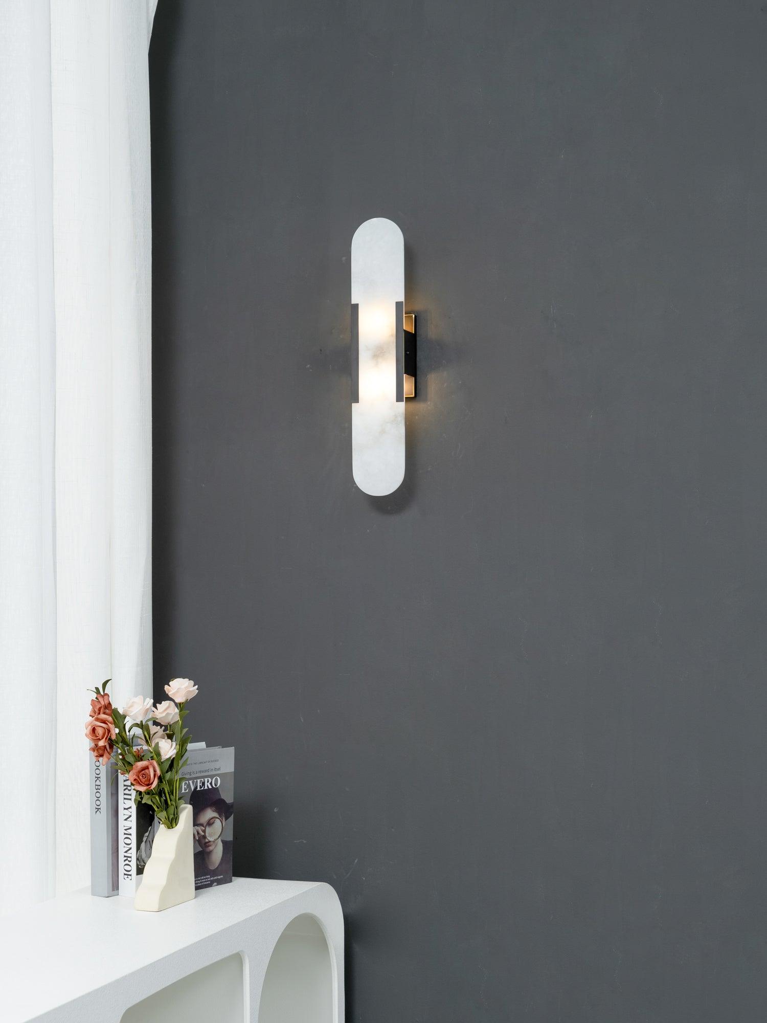 Lumia Stone Column Sconce