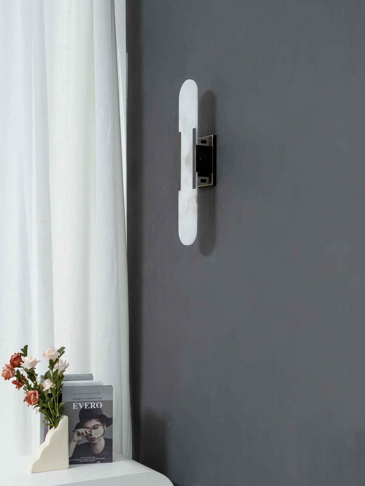 Lumia Stone Column Sconce