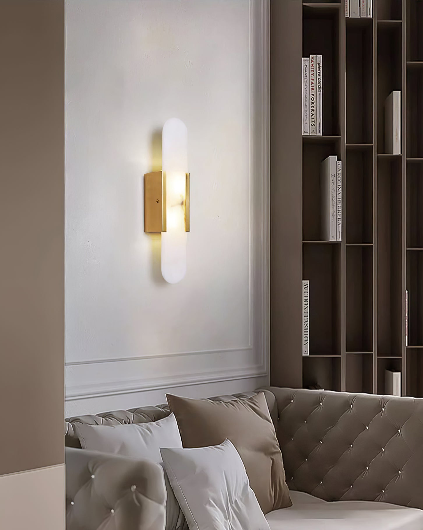 Lumia Stone Column Sconce