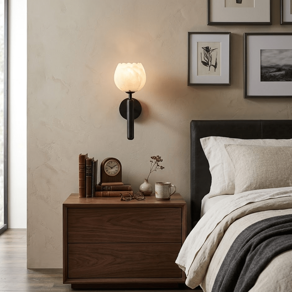 Fiore Alabaster Sconce
