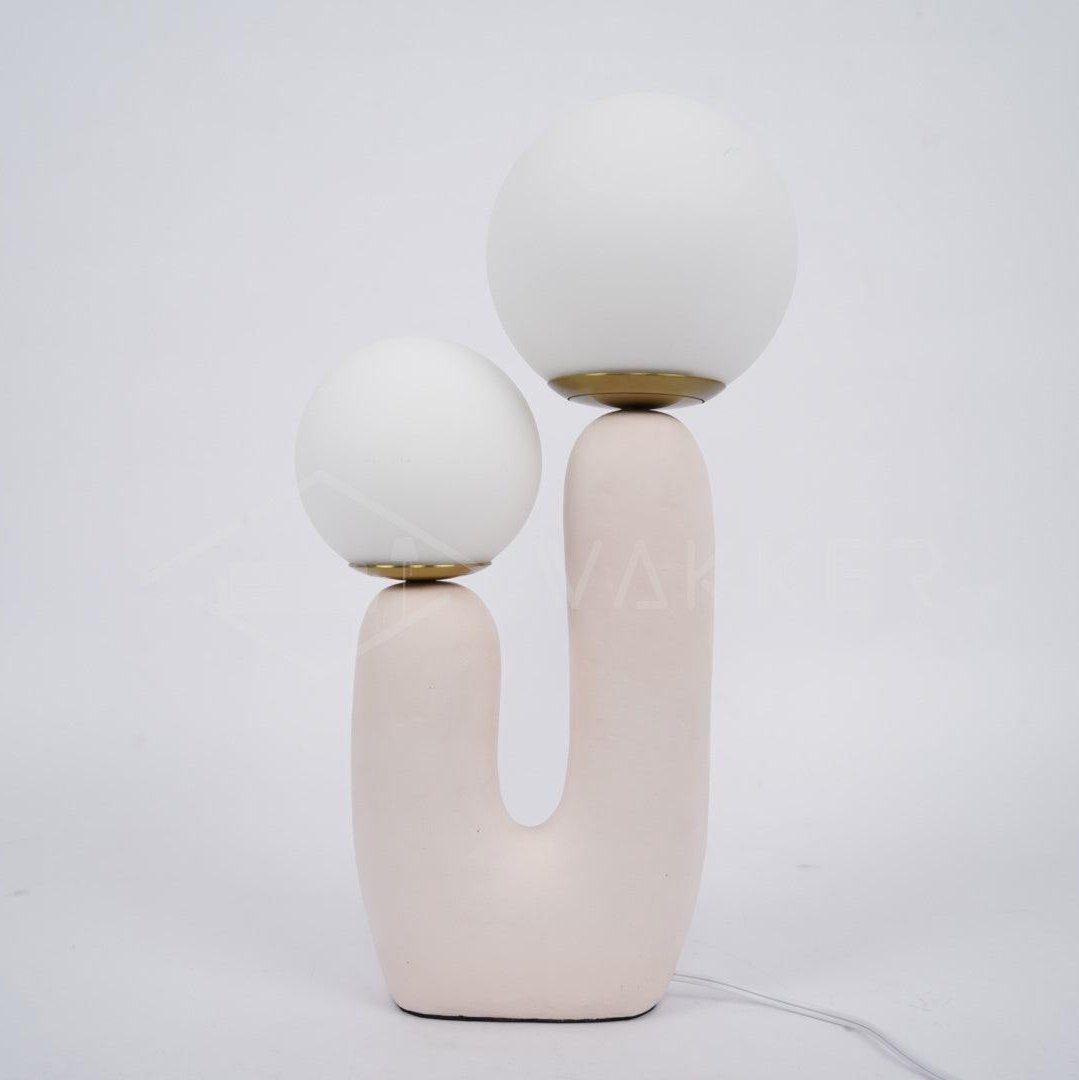 Bolla Opal Glass & Resin Table Lamp