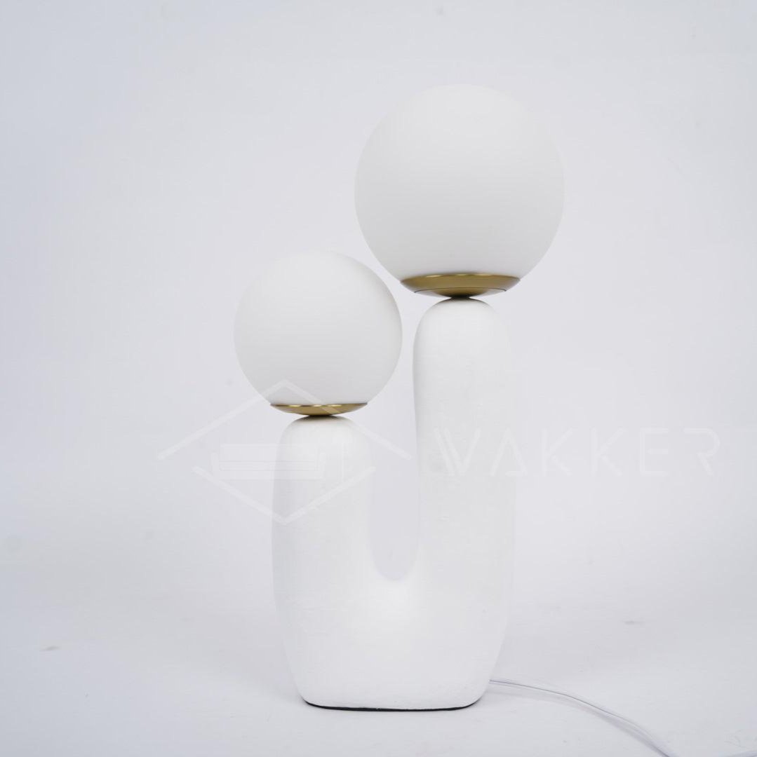 Bolla Opal Glass & Resin Table Lamp
