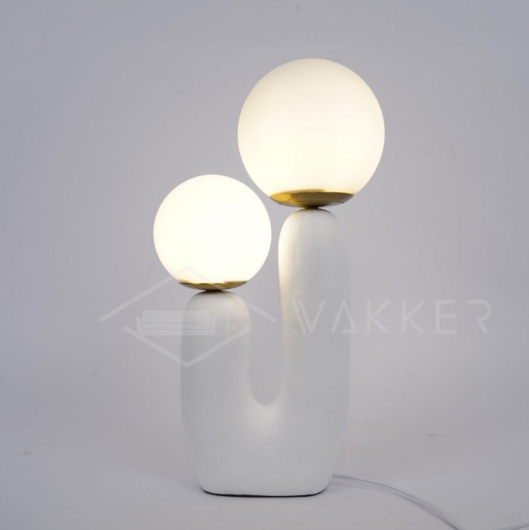 Bolla Opal Glass & Resin Table Lamp