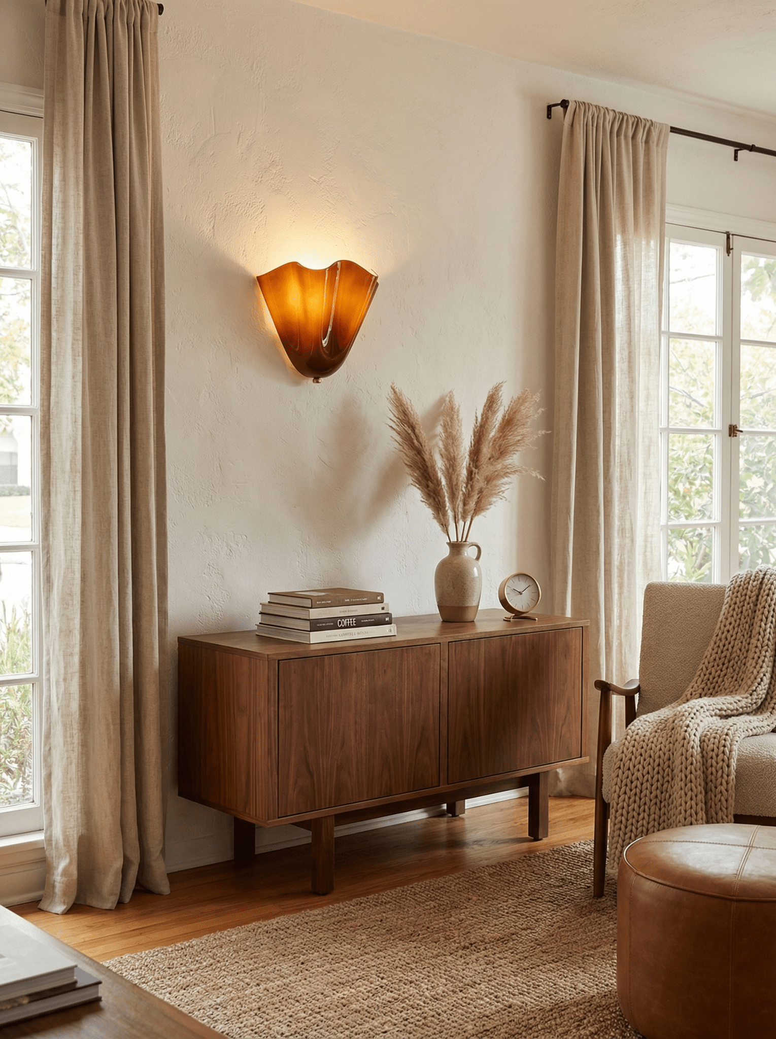 Petal Shell Wall Light