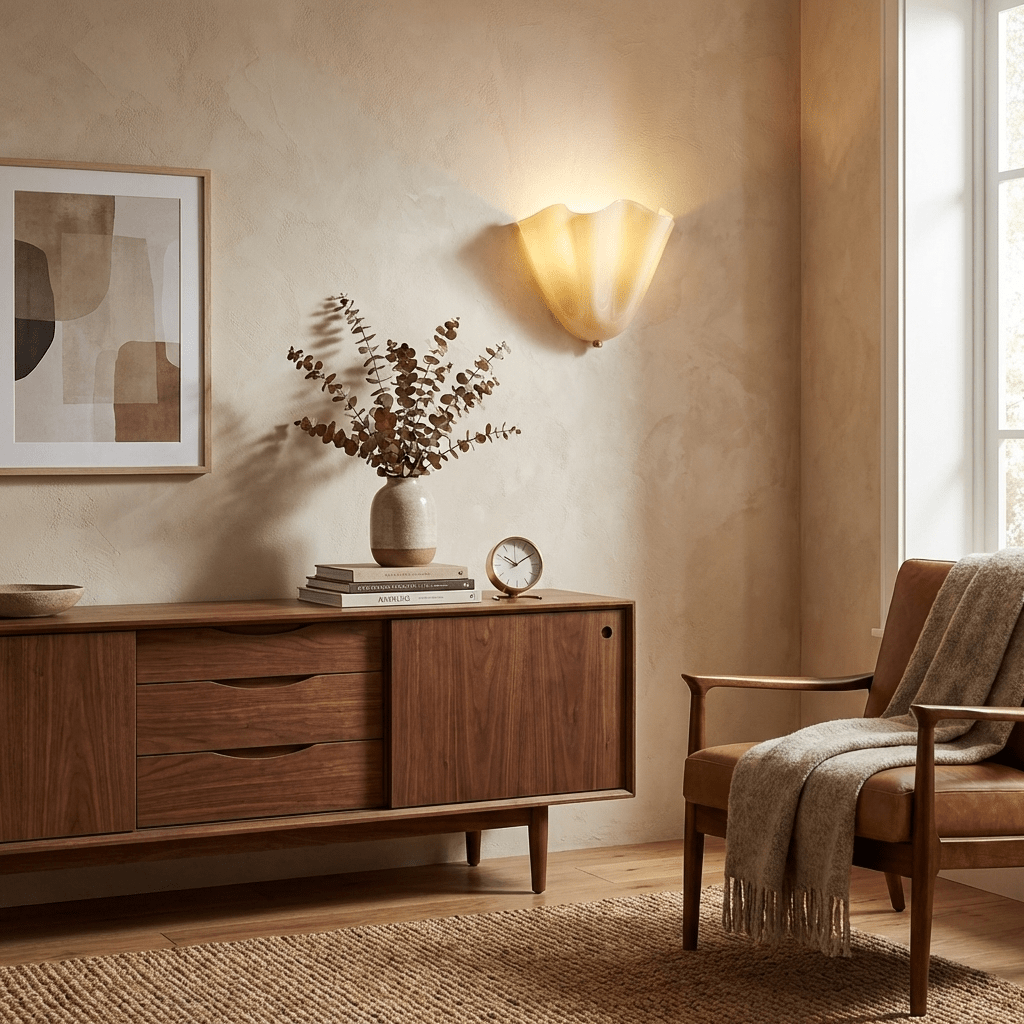 Petal Shell Wall Light