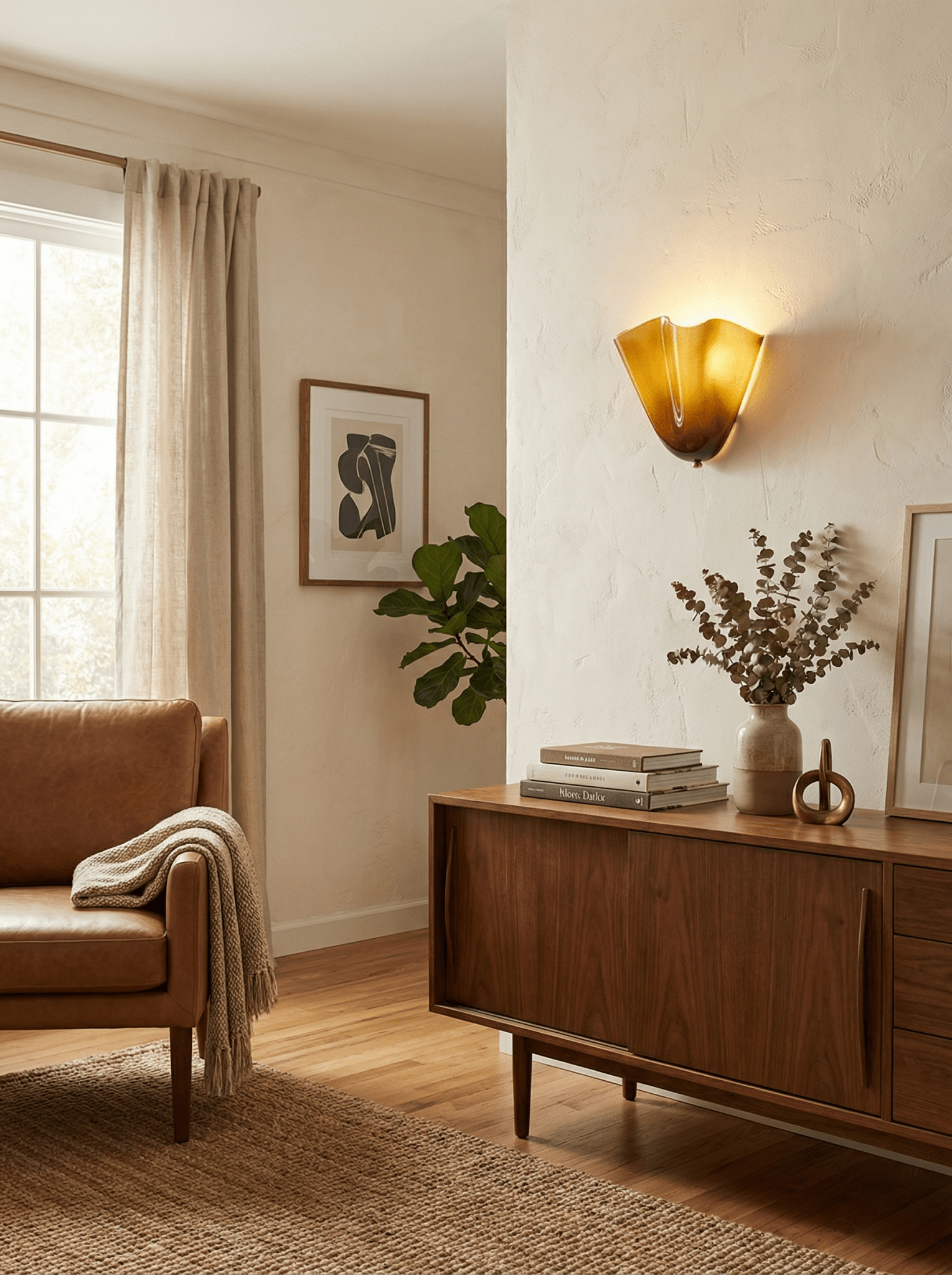 Petal Shell Wall Light