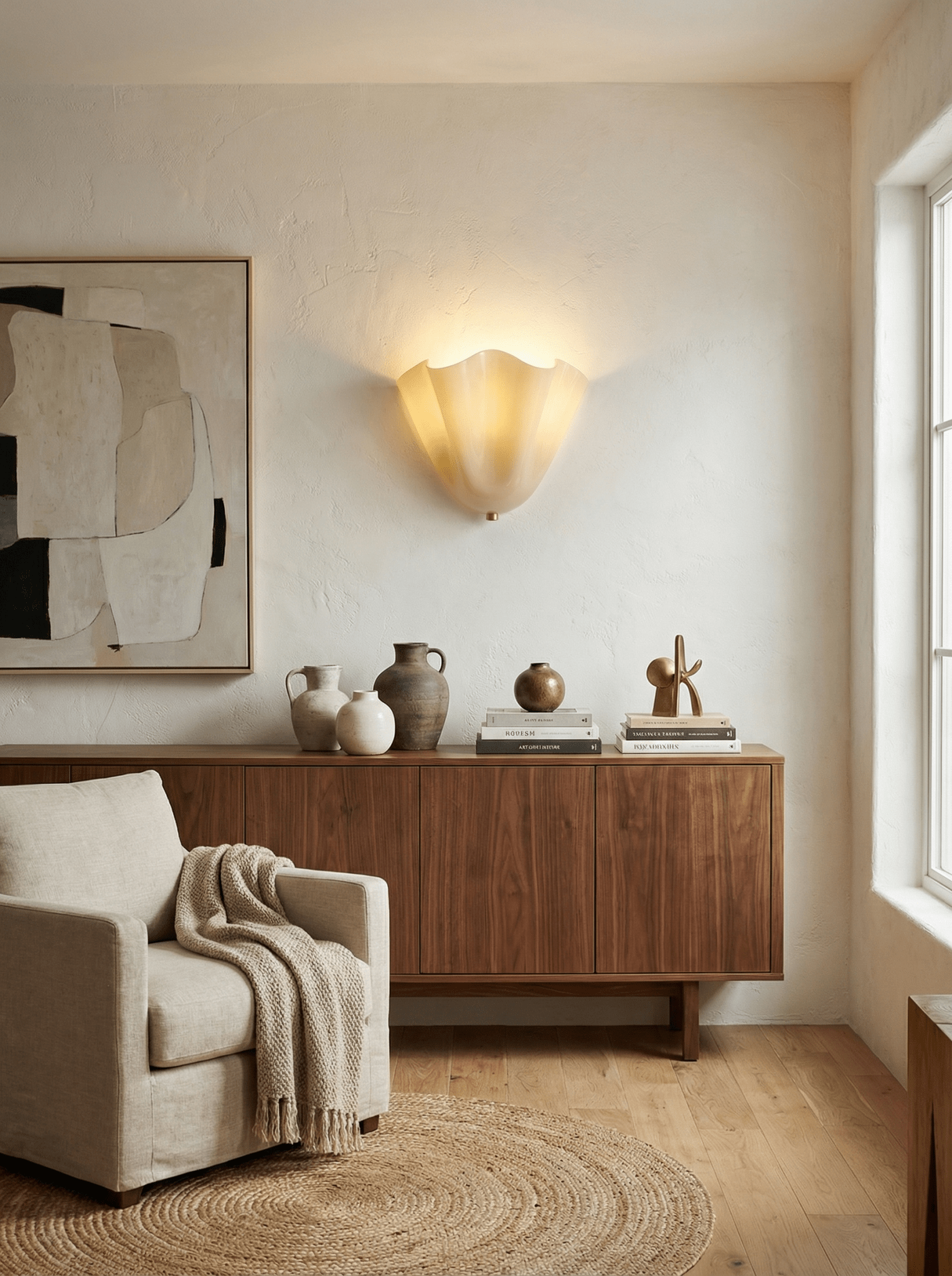 Petal Shell Wall Light