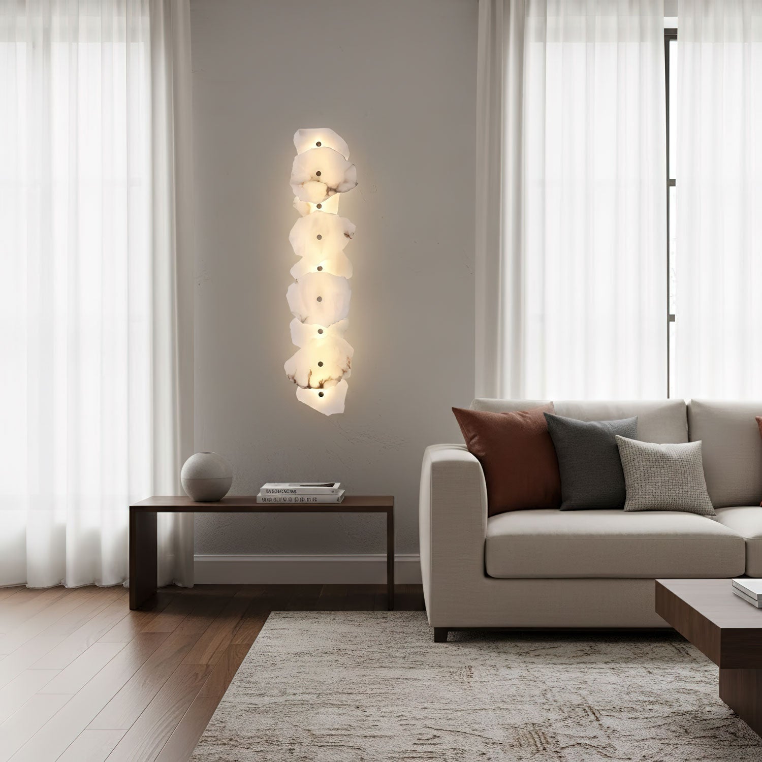 Rivo Alabaster Linear Sconce