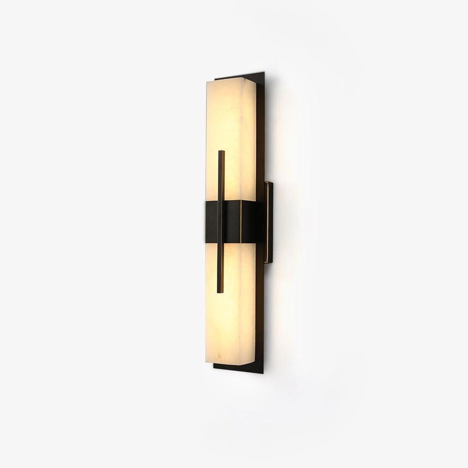 Tall Alabaster Glow Wall Sconce