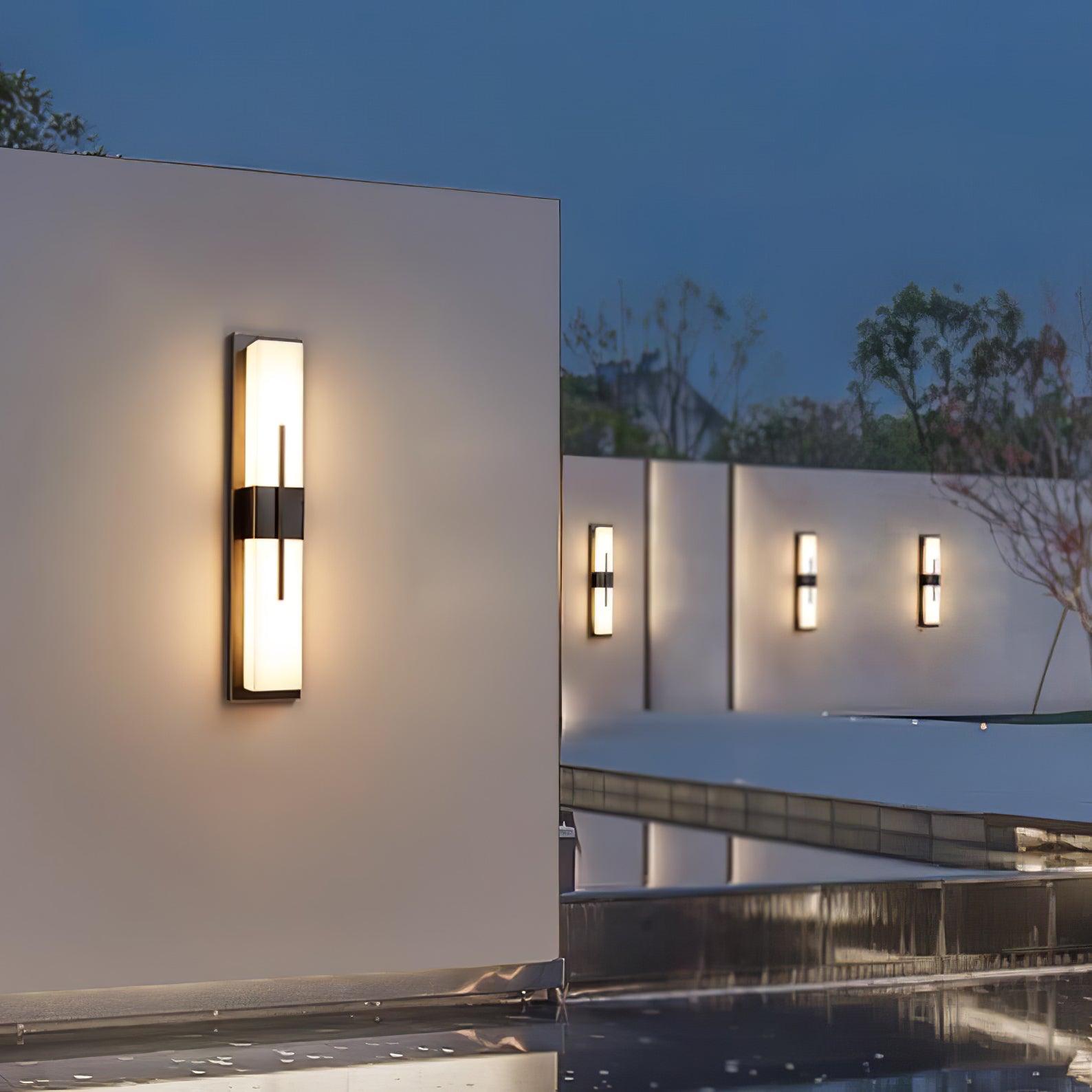 Tall Alabaster Glow Wall Sconce