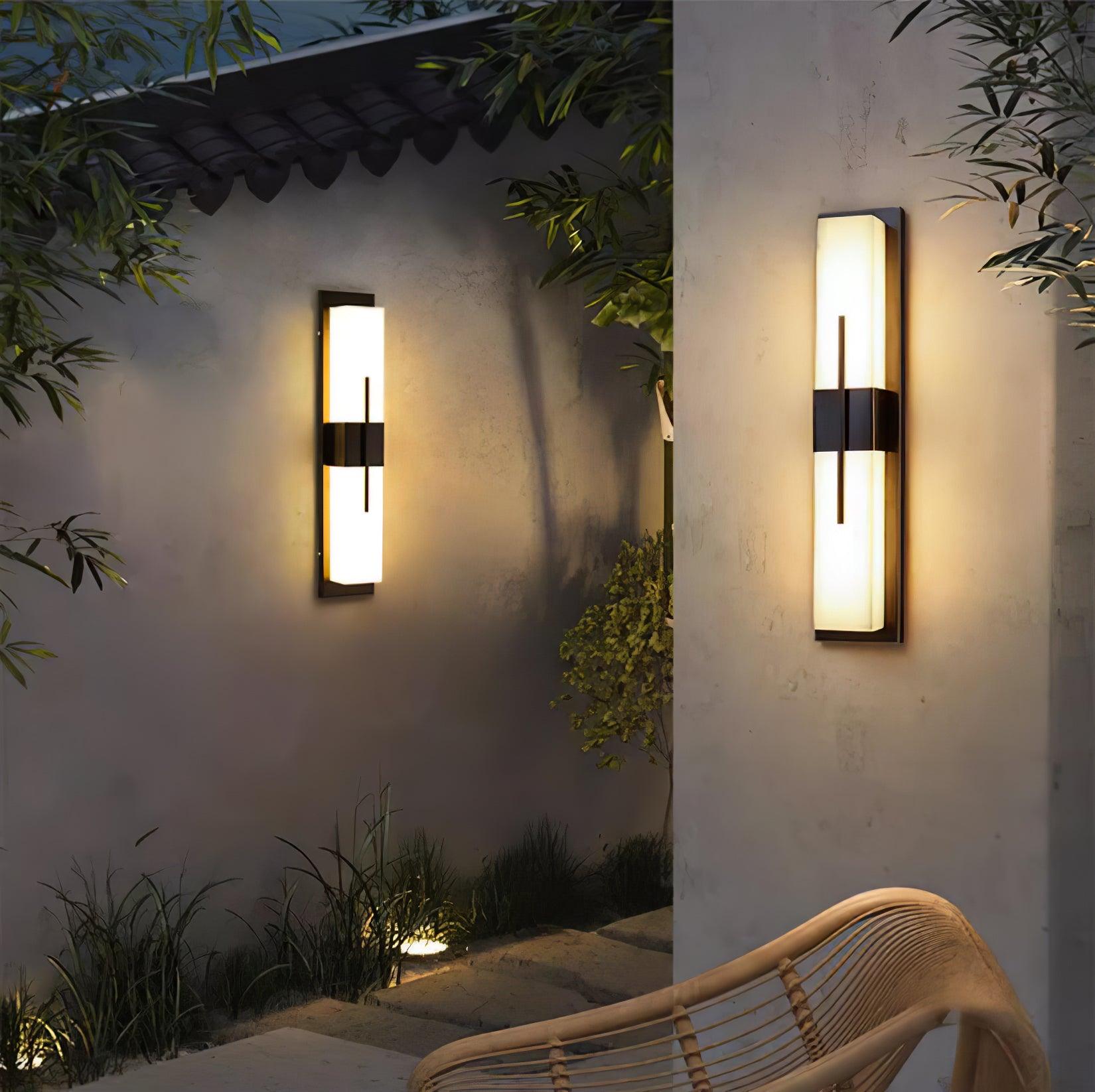 Tall Alabaster Glow Wall Sconce