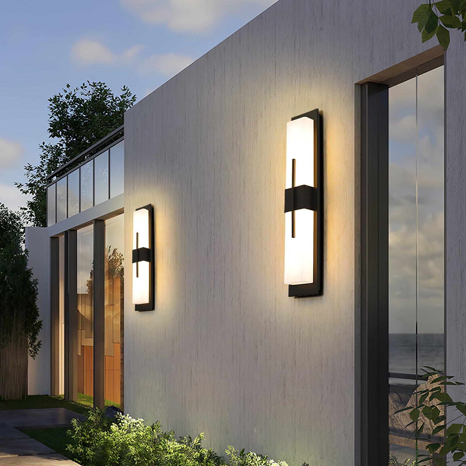 Tall Alabaster Glow Wall Sconce