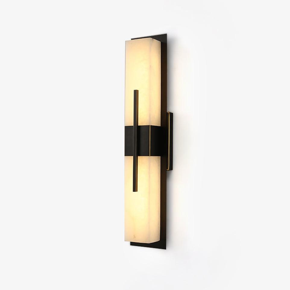 Tall Alabaster Glow Wall Sconce