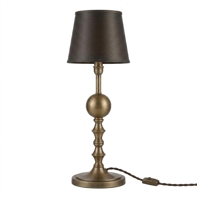 Antique Brass Candelabra Table Lamp