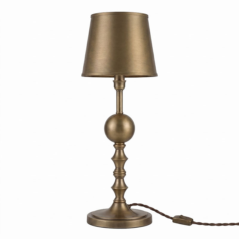Antique Brass Candelabra Table Lamp