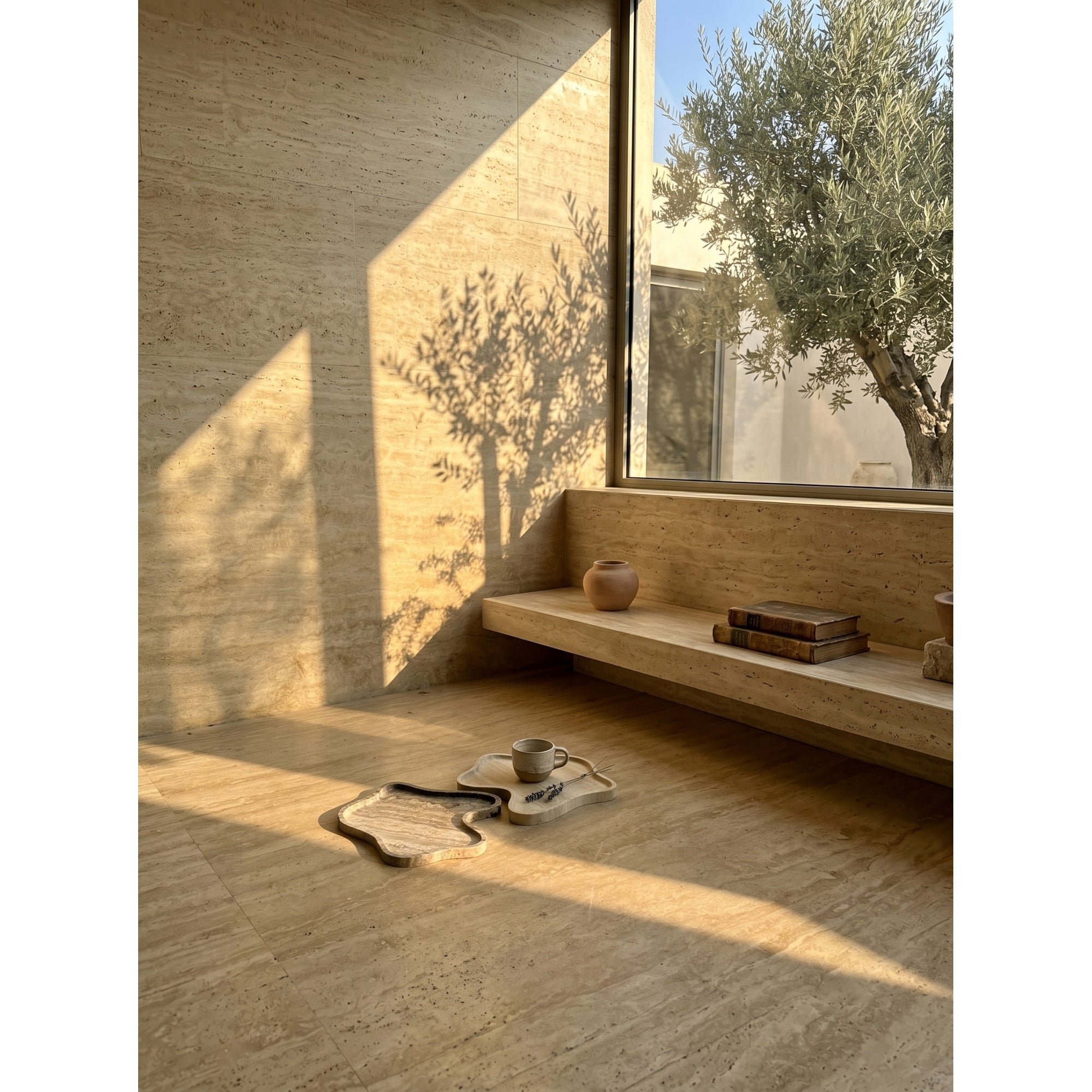 Wavy Edge Stone Catchall Tray