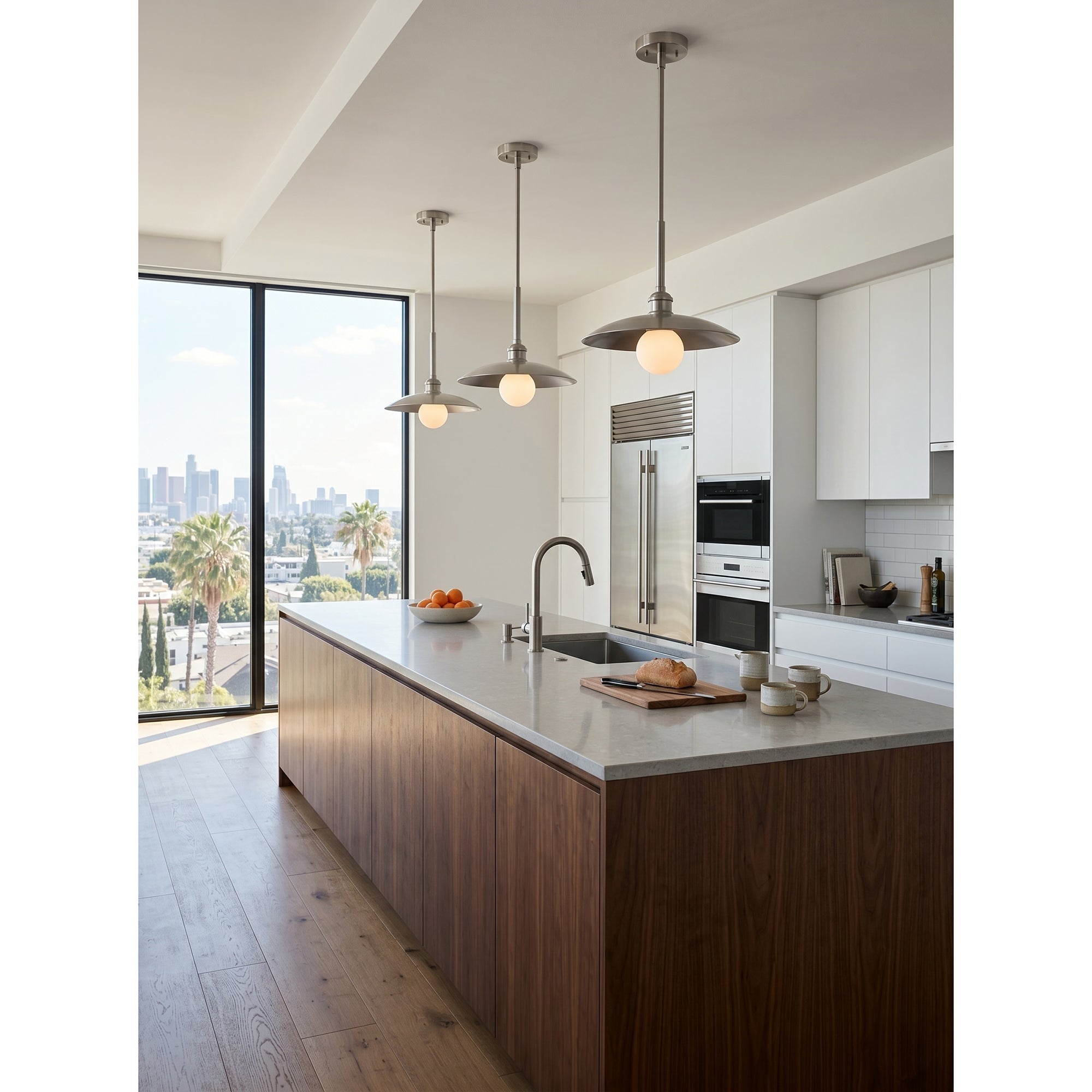 Brass Dome Kitchen Island Pendant Light