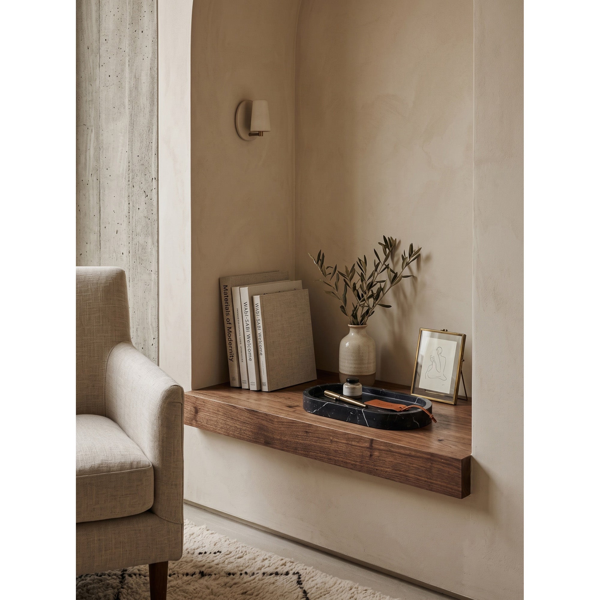 Pill Shaped Stone Catchall Tray