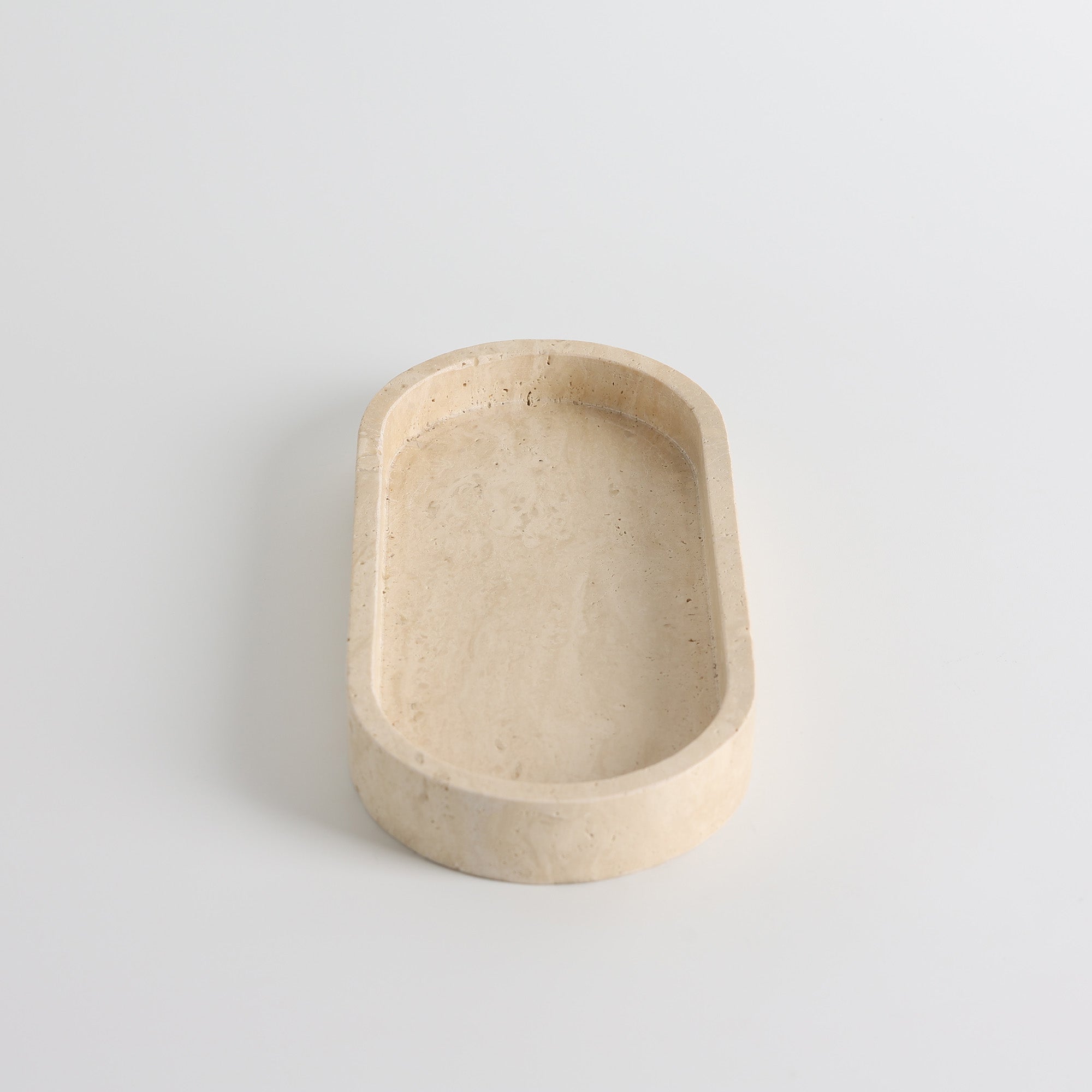 Pill Shaped Stone Catchall Tray