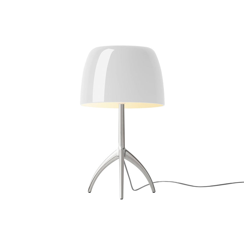 Red Blown Glass Tripod Table Lamp
