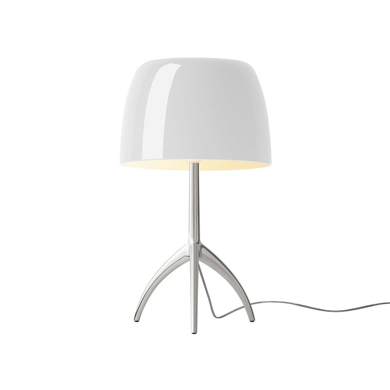 Red Blown Glass Tripod Table Lamp