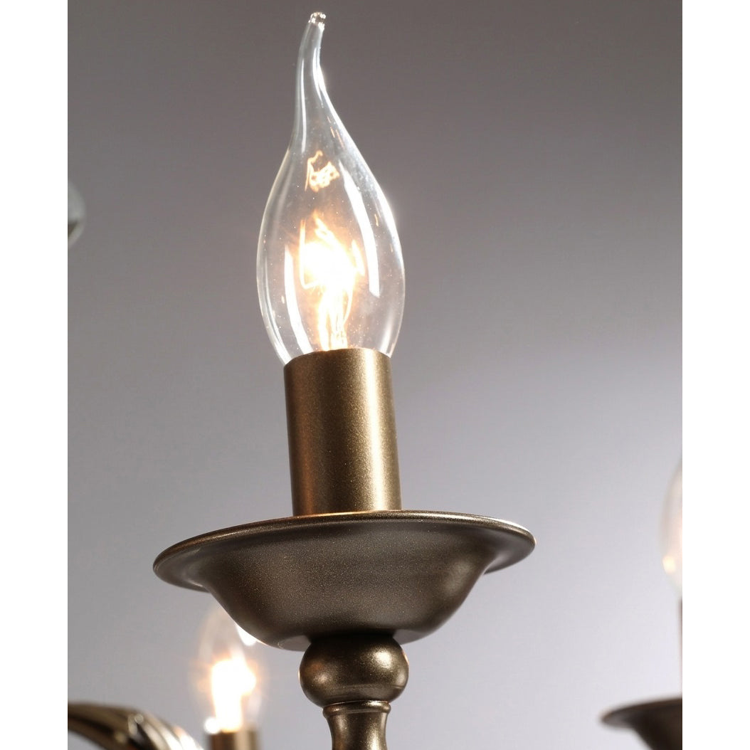 Coffee Gold Teardrop Crystal Chandelier