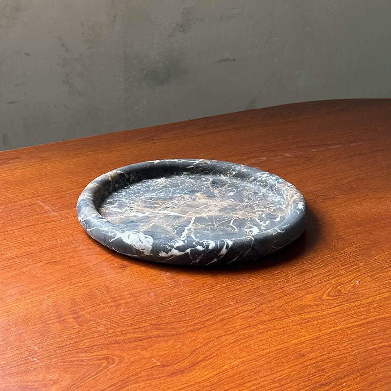 Round Stone Catchall Tray