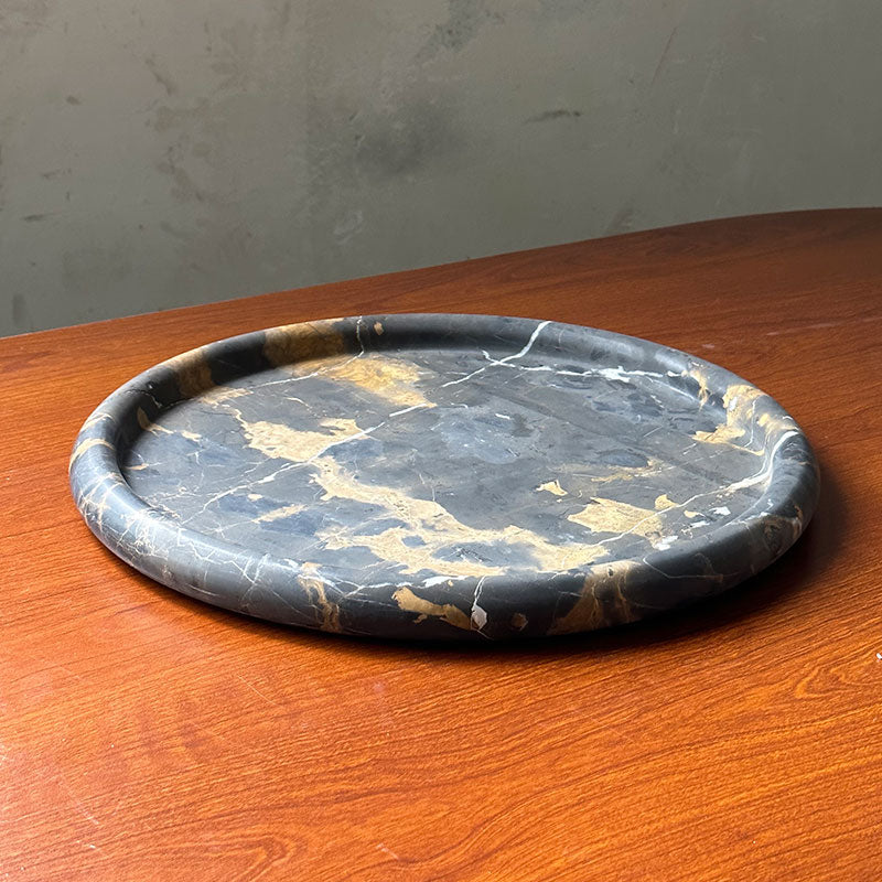 Round Stone Catchall Tray