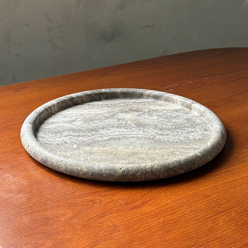 Round Stone Catchall Tray