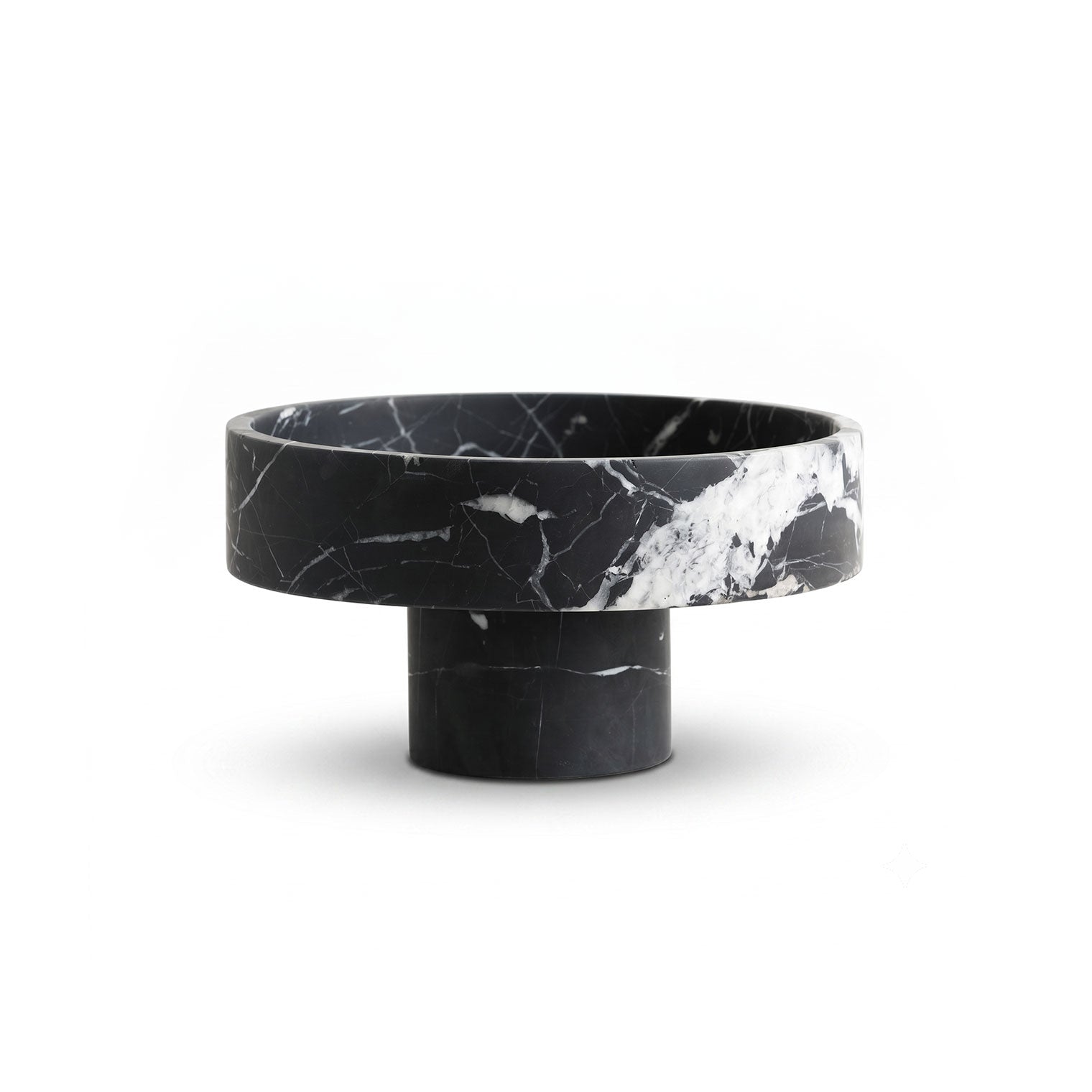 Footed Marble Pedestal Bowl
