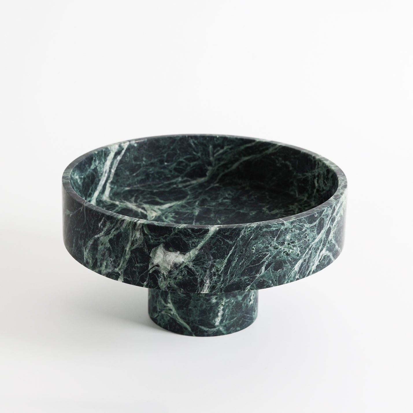 Footed Marble Pedestal Bowl