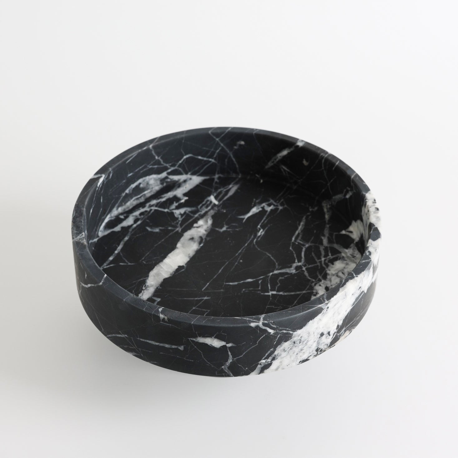 Footed Marble Pedestal Bowl