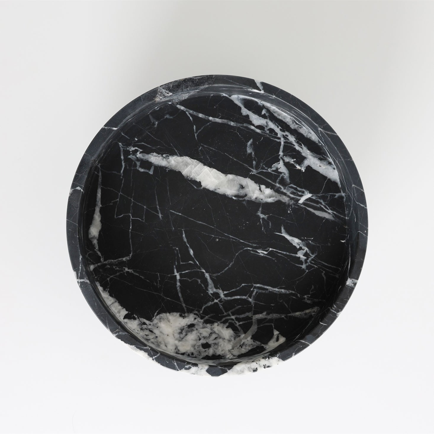 Footed Marble Pedestal Bowl