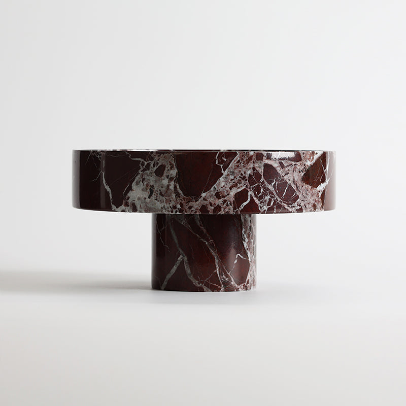 Footed Marble Pedestal Bowl