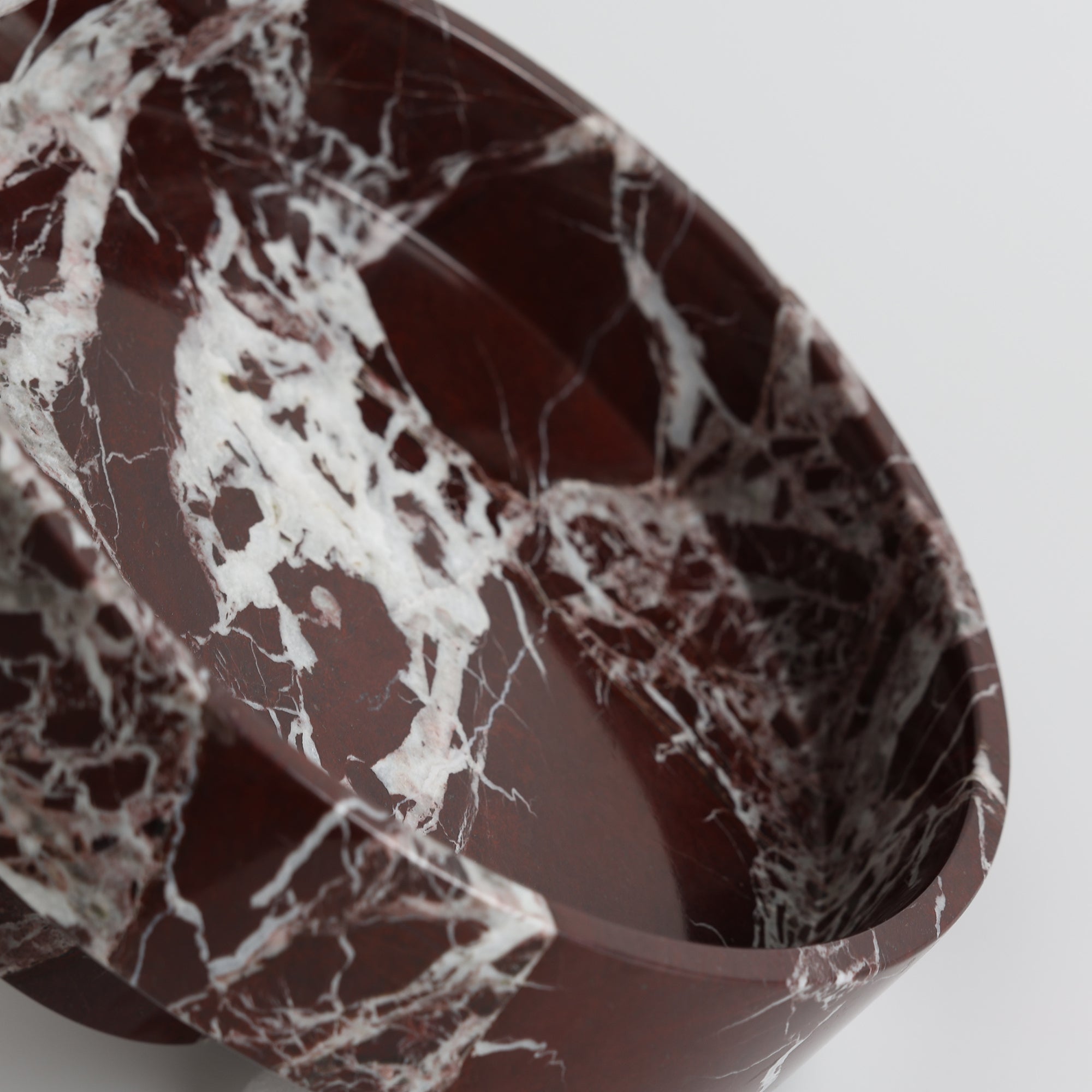 Footed Marble Pedestal Bowl