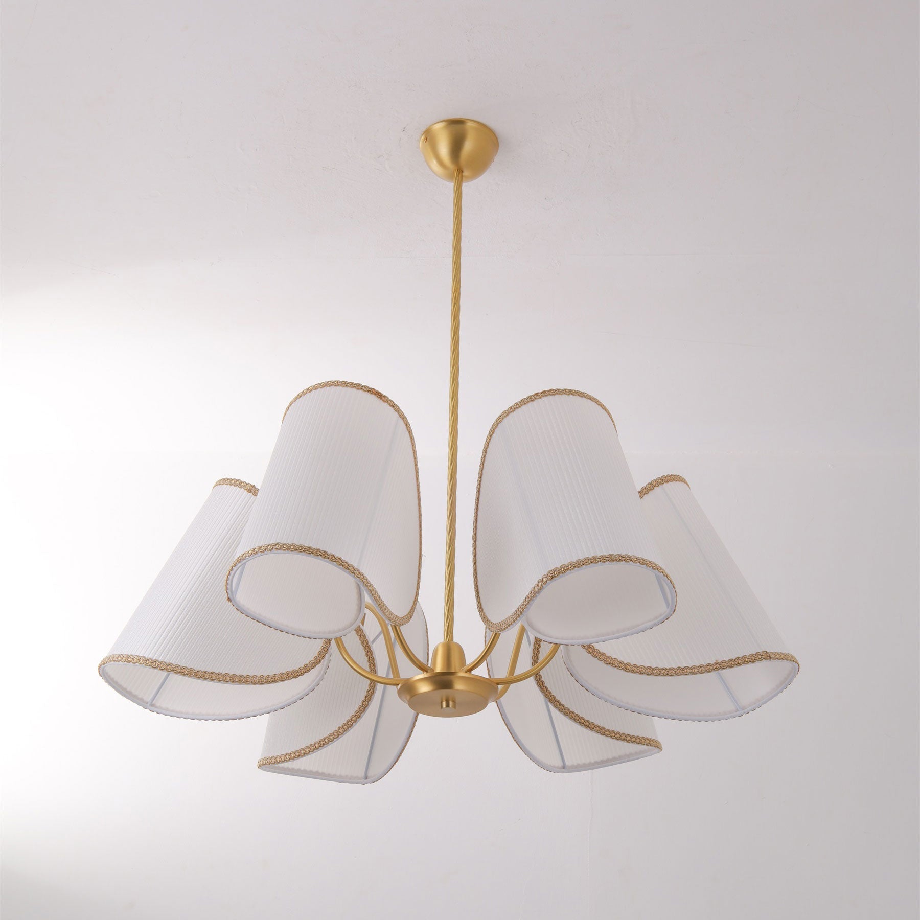 6-Light Rope Suspension Chandelier